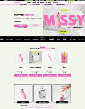 Shopify website redesign