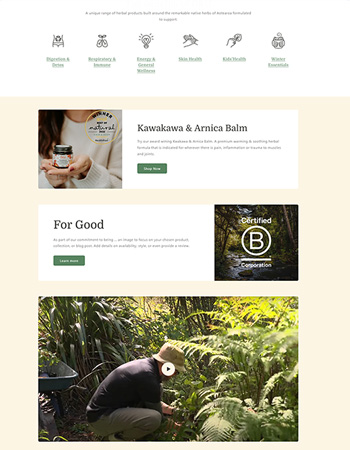 Shopify website redesign Australia