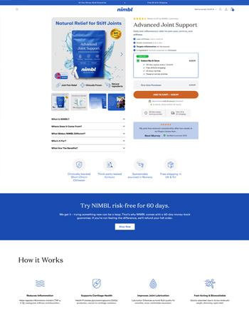 Shopify website redesign