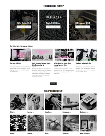Shopify website redesign
